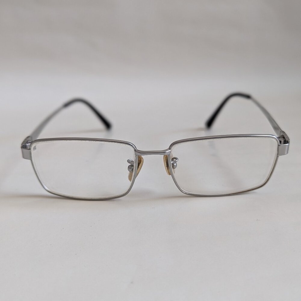 Rectangle Metal Optical Frame Only (Silver)